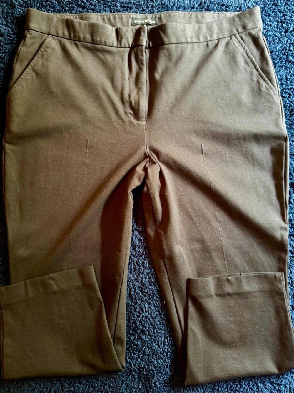 Banana Republic Brown Sloan Ankle Pants Size 16 Career Workwear